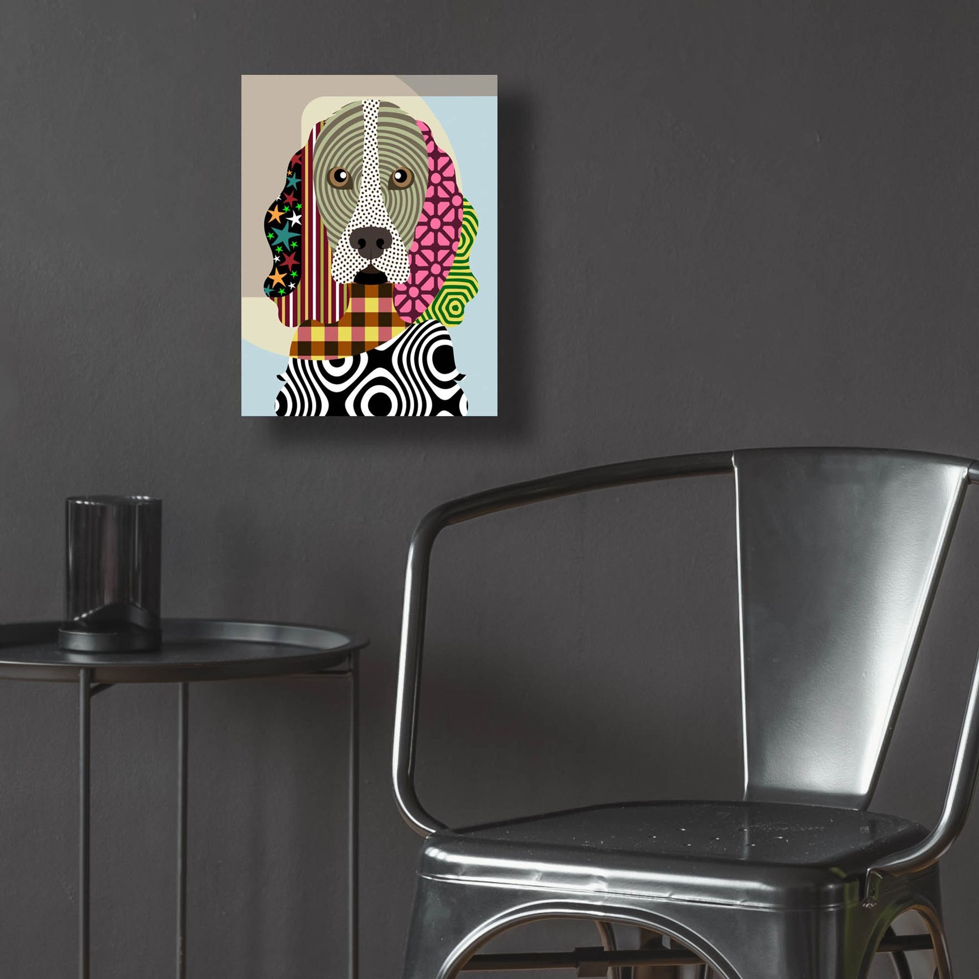 Epic Art 'Cocker Spaniel Dog' by Lanre Adefioye, Acrylic Glass Wall Art,12x16