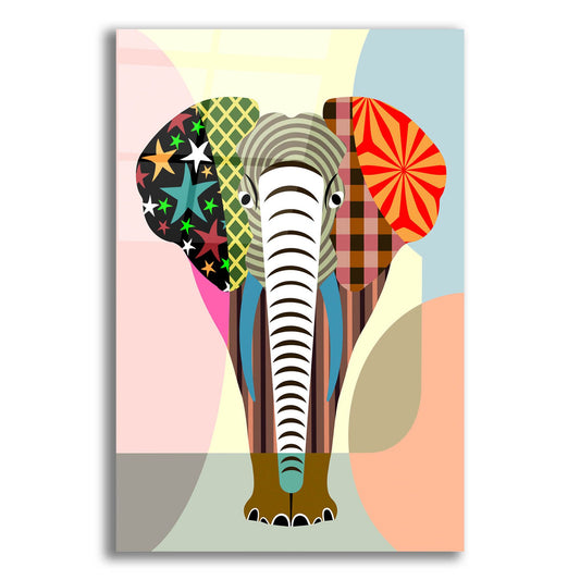 Epic Art 'Elephantidae' by Lanre Adefioye, Acrylic Glass Wall Art