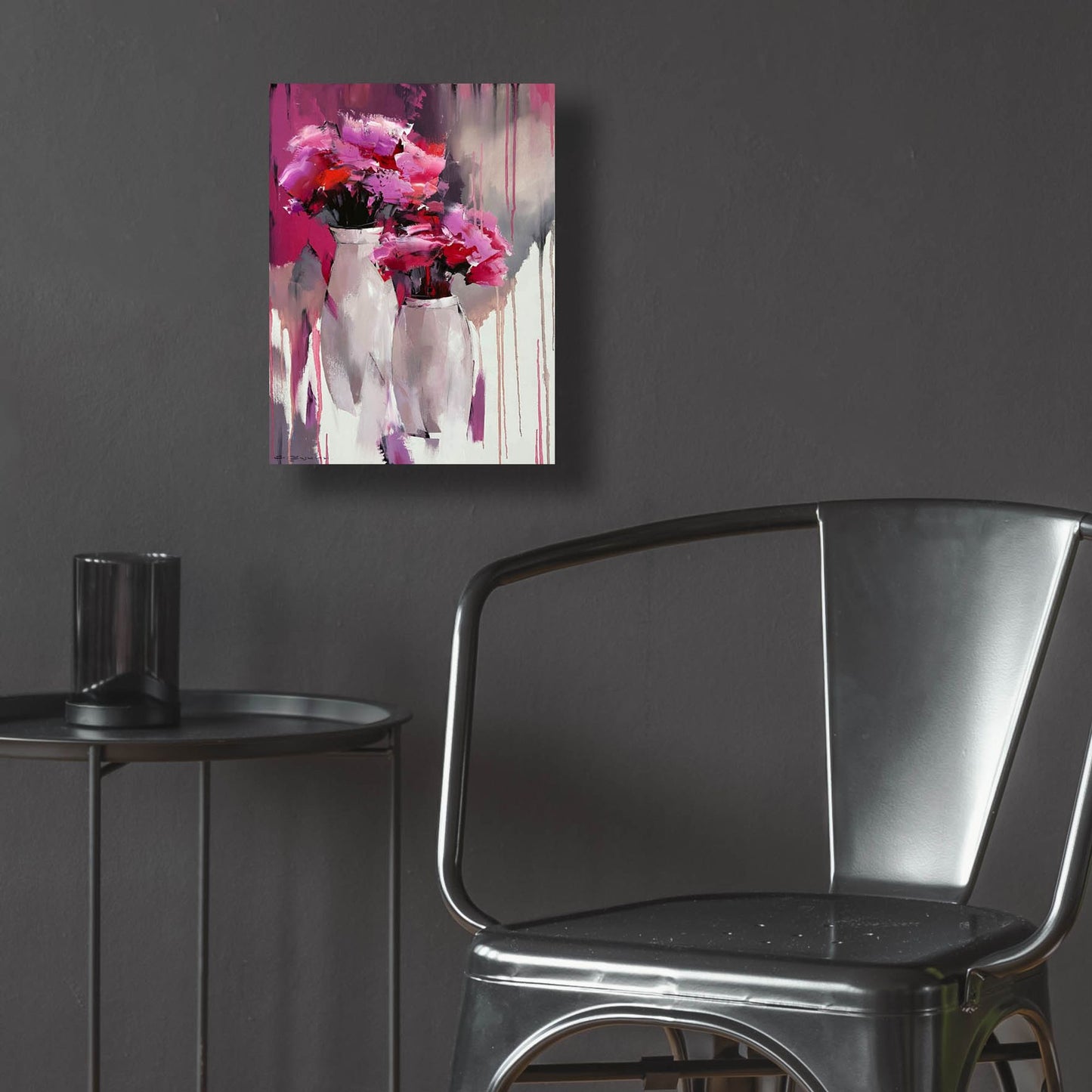 Epic Art 'Pink Bouquet' by Alexander Gunin Acrylic Glass Wall Art,12x16