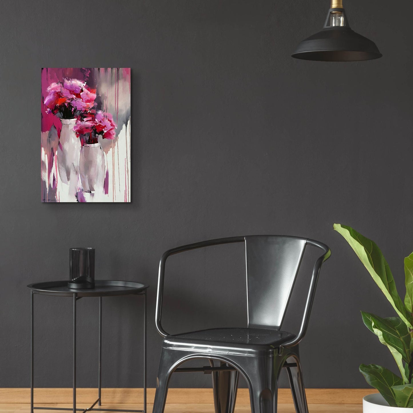 Epic Art 'Pink Bouquet' by Alexander Gunin Acrylic Glass Wall Art,16x24