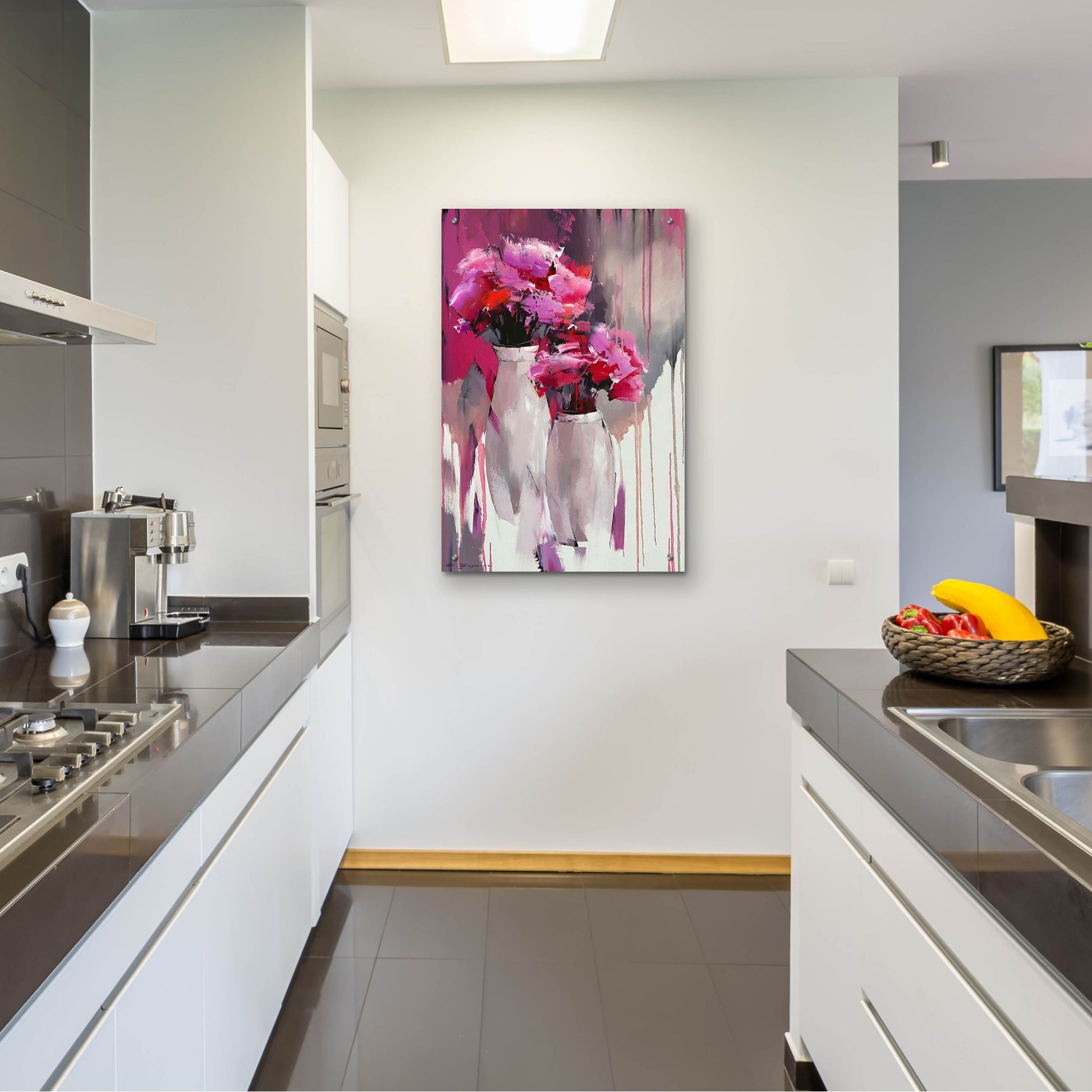 Epic Art 'Pink Bouquet' by Alexander Gunin Acrylic Glass Wall Art,24x36