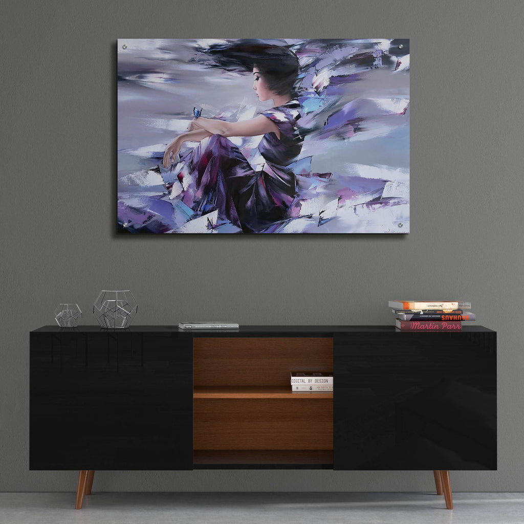 Epic Art 'Waiting' by Alexander Gunin Acrylic Glass Wall Art,36x24