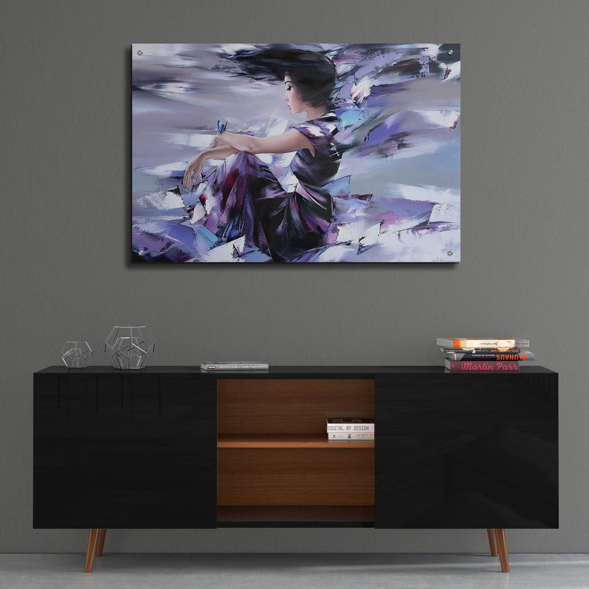Epic Art 'Waiting' by Alexander Gunin Acrylic Glass Wall Art,36x24