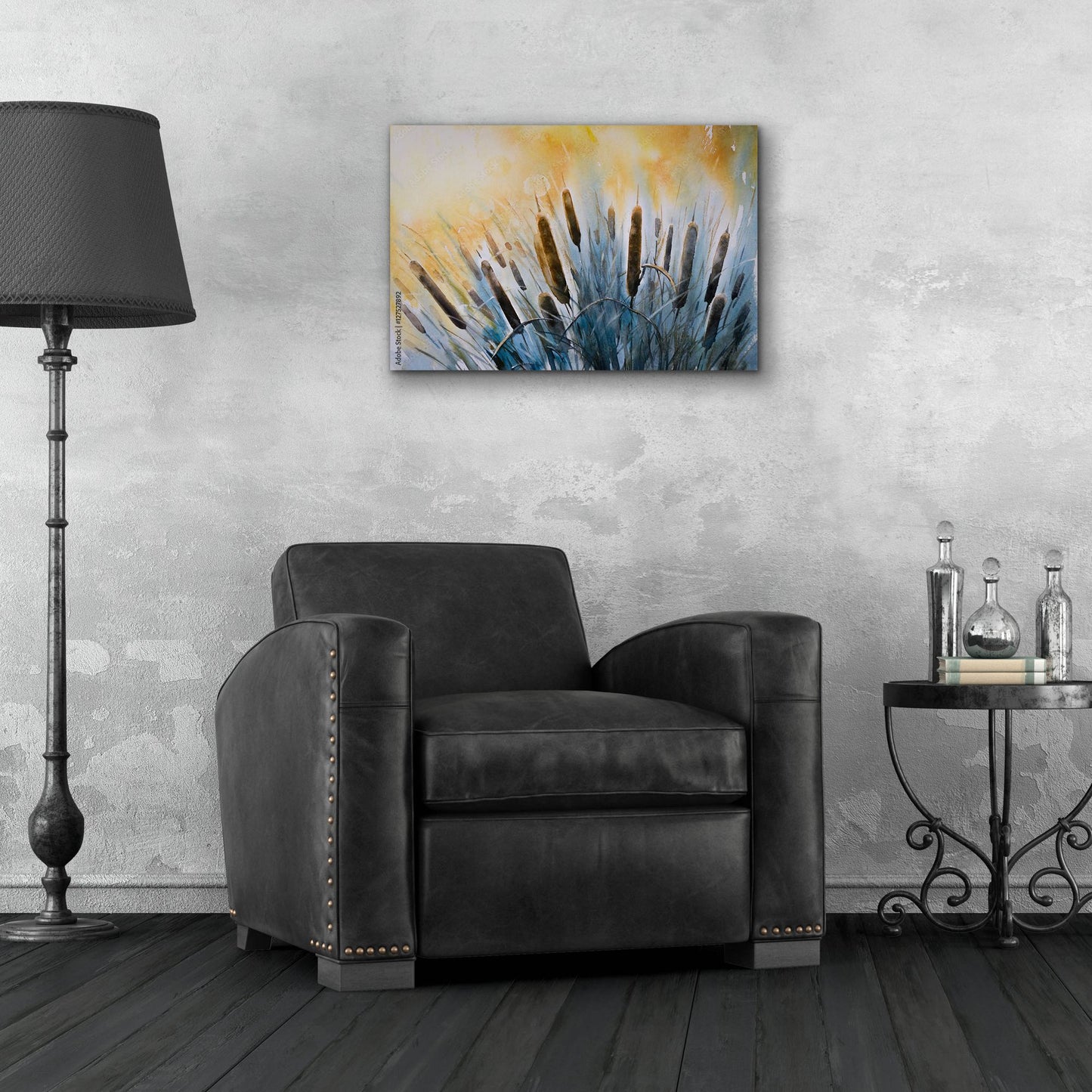 Epic Art 'Bulrush' by Epic Portfolio, Acrylic Glass Wall Art,24x16