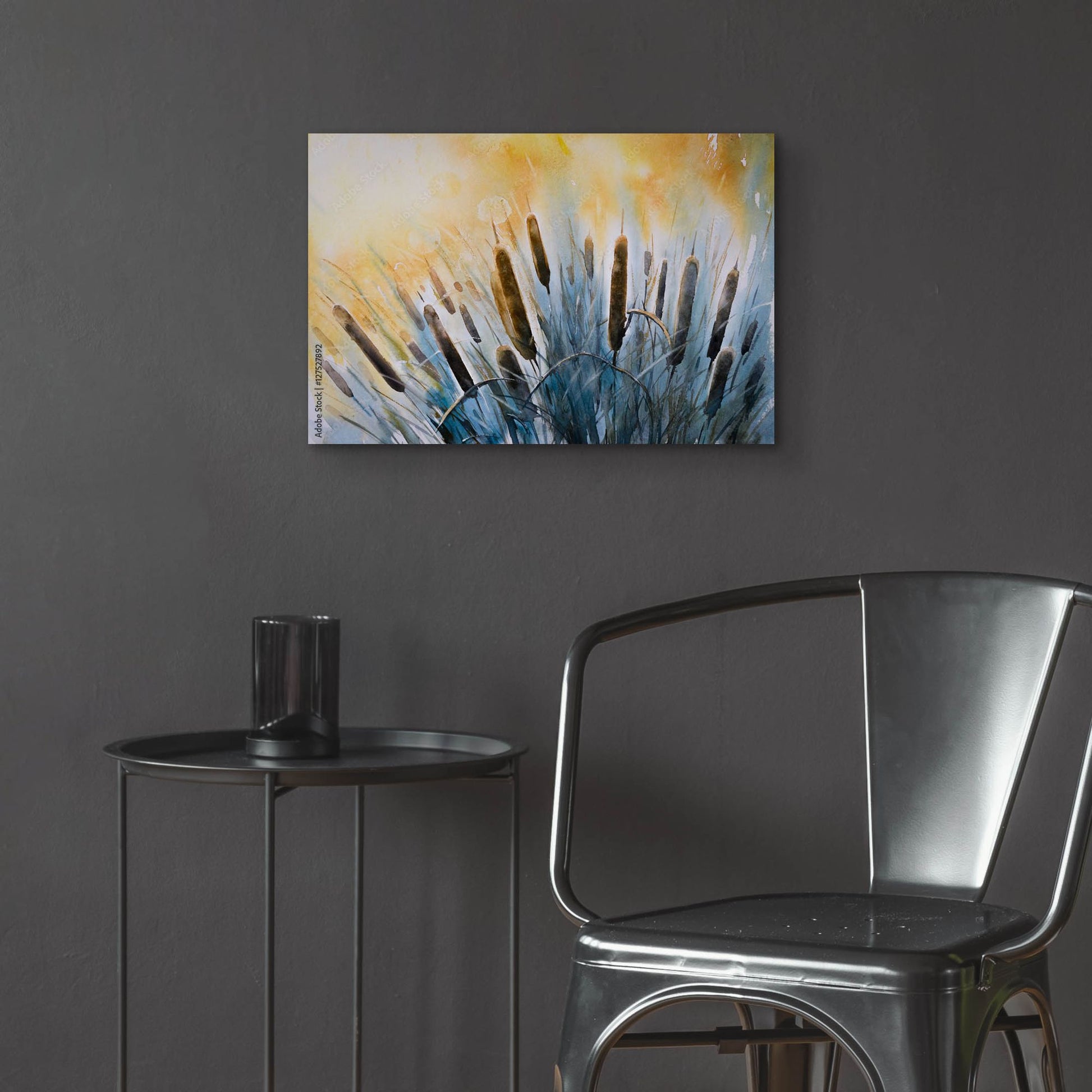 Epic Art 'Bulrush' by Epic Portfolio, Acrylic Glass Wall Art,24x16