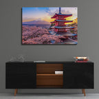 Epic Art 'Chureito Pagoda Japan' by Epic Portfolio, Acrylic Glass Wall Art,36x24