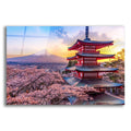 Epic Art 'Chureito Pagoda Japan' by Epic Portfolio, Acrylic Glass Wall Art