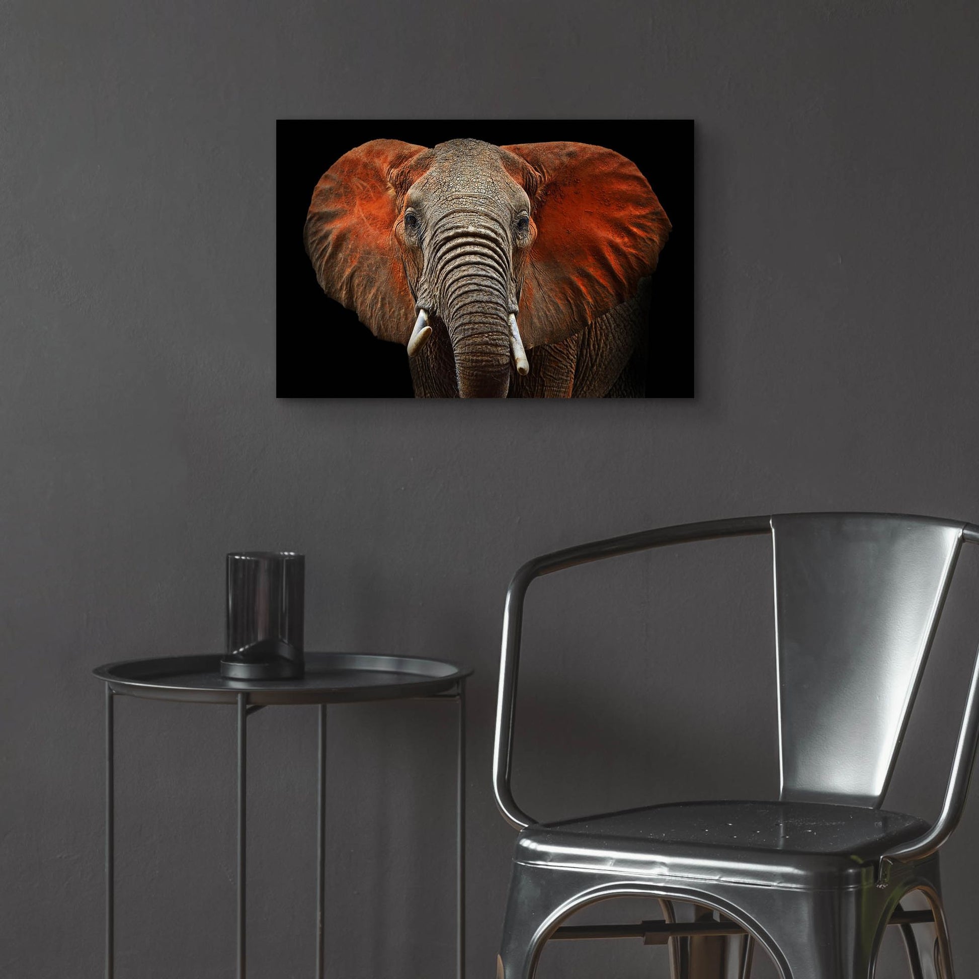 Epic Art 'Fire Elephant' by Epic Portfolio, Acrylic Glass Wall Art,24x16