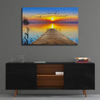 Epic Art 'Fishing Time' by Epic Portfolio, Acrylic Glass Wall Art,36x24
