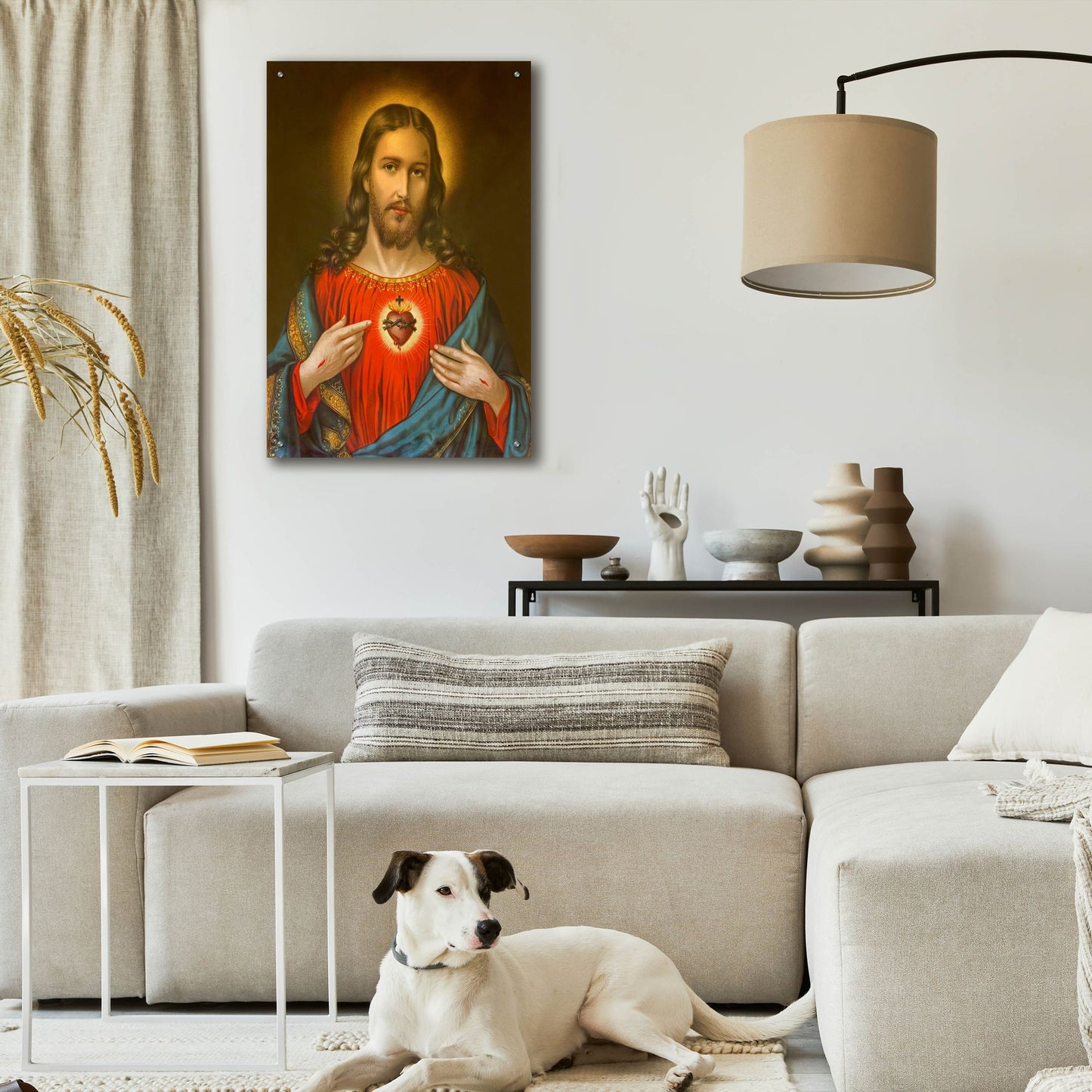 Epic Art 'Heart of Jesus Christ' by Epic Portfolio, Acrylic Glass Wall Art,24x36