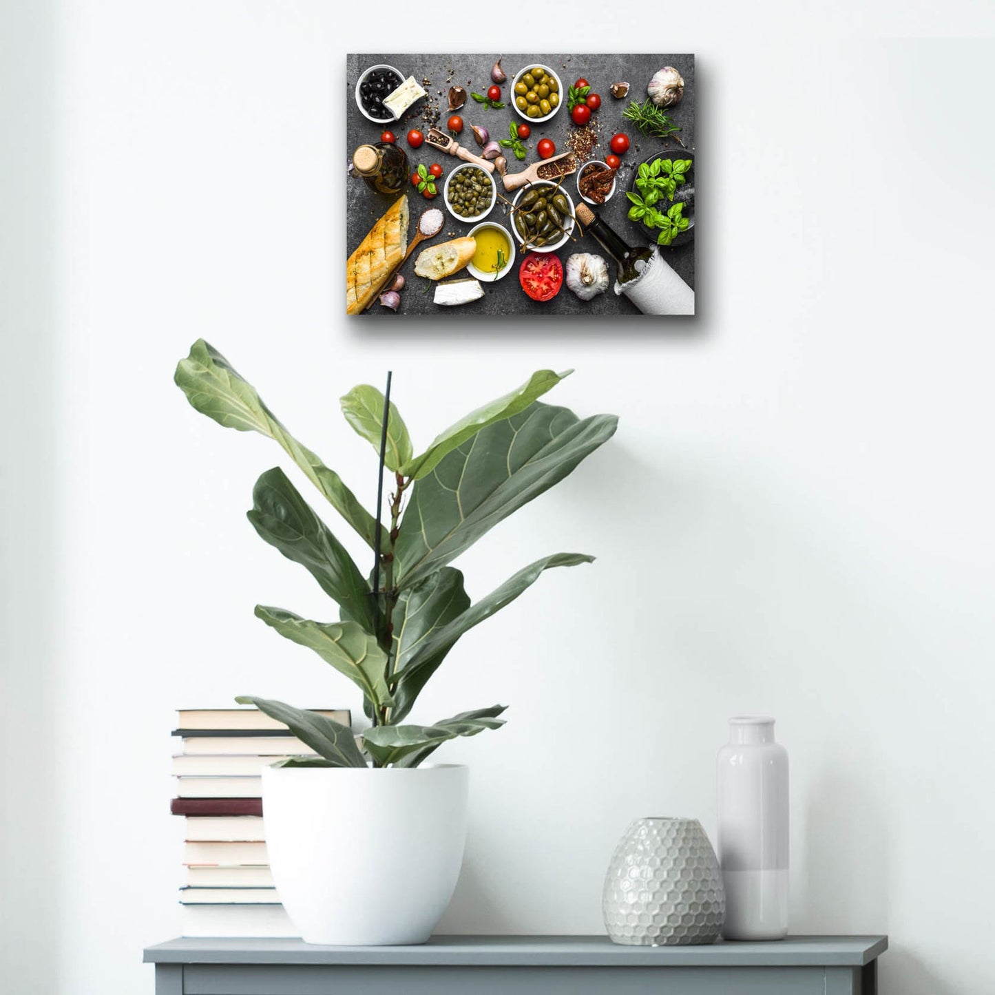 Epic Art 'Italian Kitchen' by Epic Portfolio, Acrylic Glass Wall Art,16x12