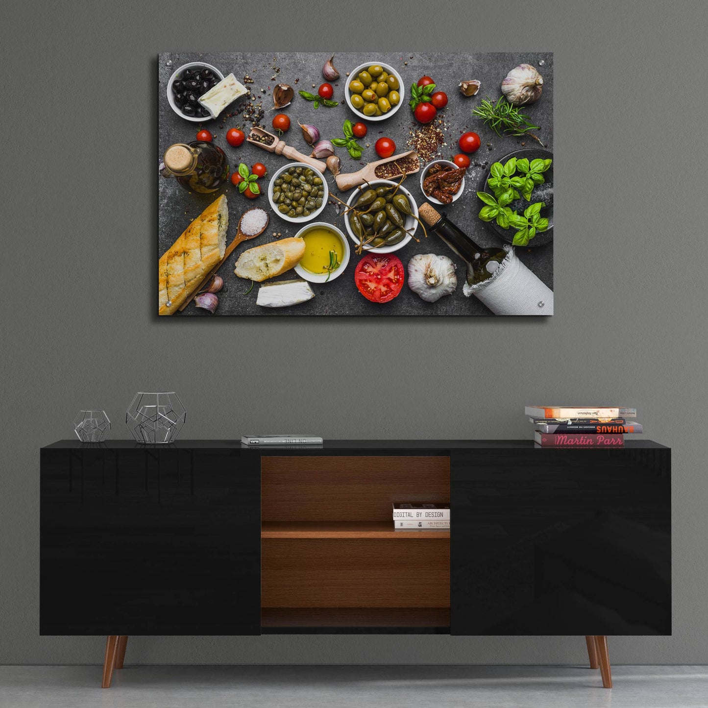 Epic Art 'Italian Kitchen' by Epic Portfolio, Acrylic Glass Wall Art,36x24