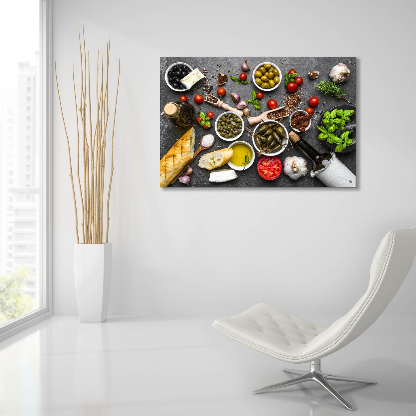 Epic Art 'Italian Kitchen' by Epic Portfolio, Acrylic Glass Wall Art,36x24