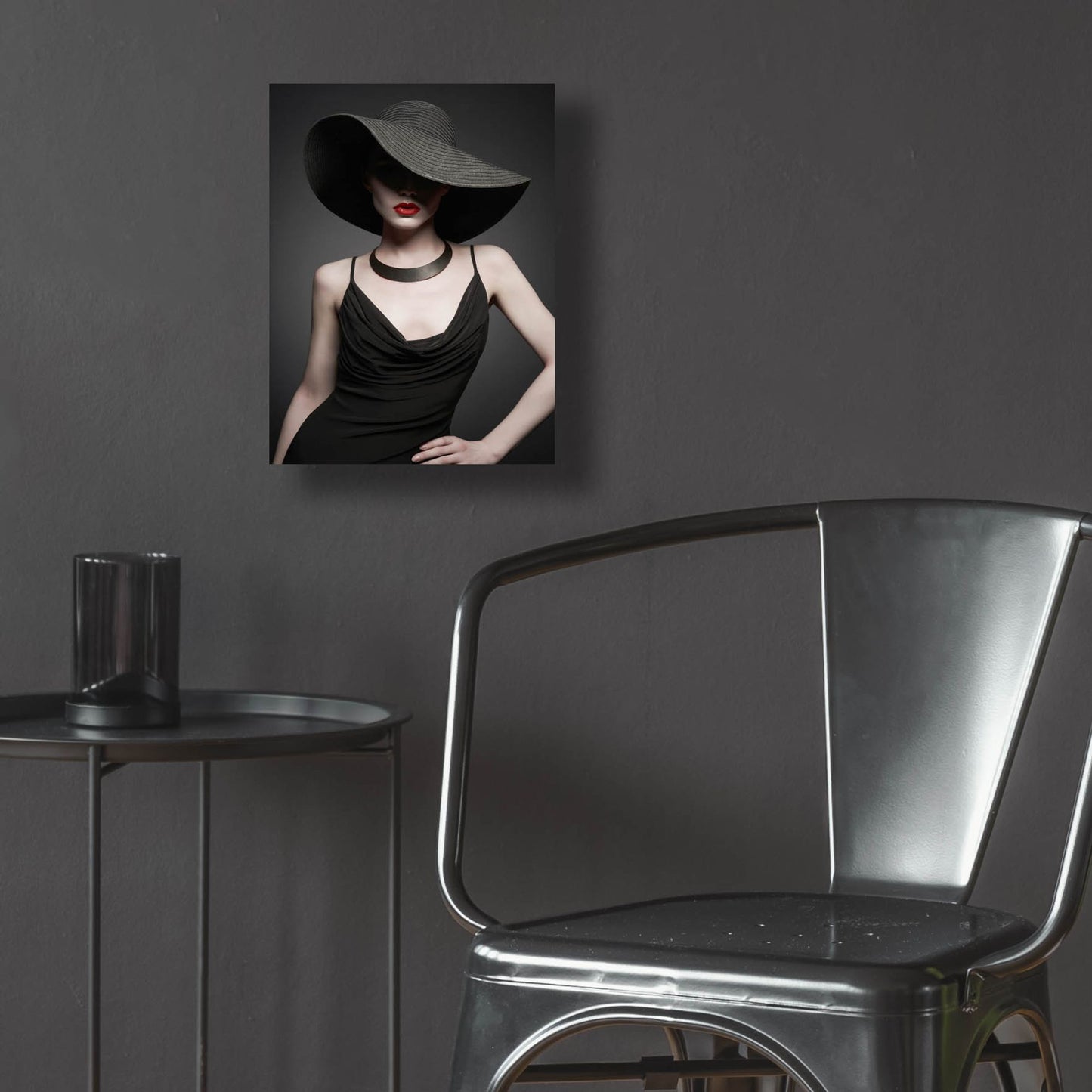 Epic Art 'Lady in Black 2' by Epic Portfolio, Acrylic Glass Wall Art,12x16