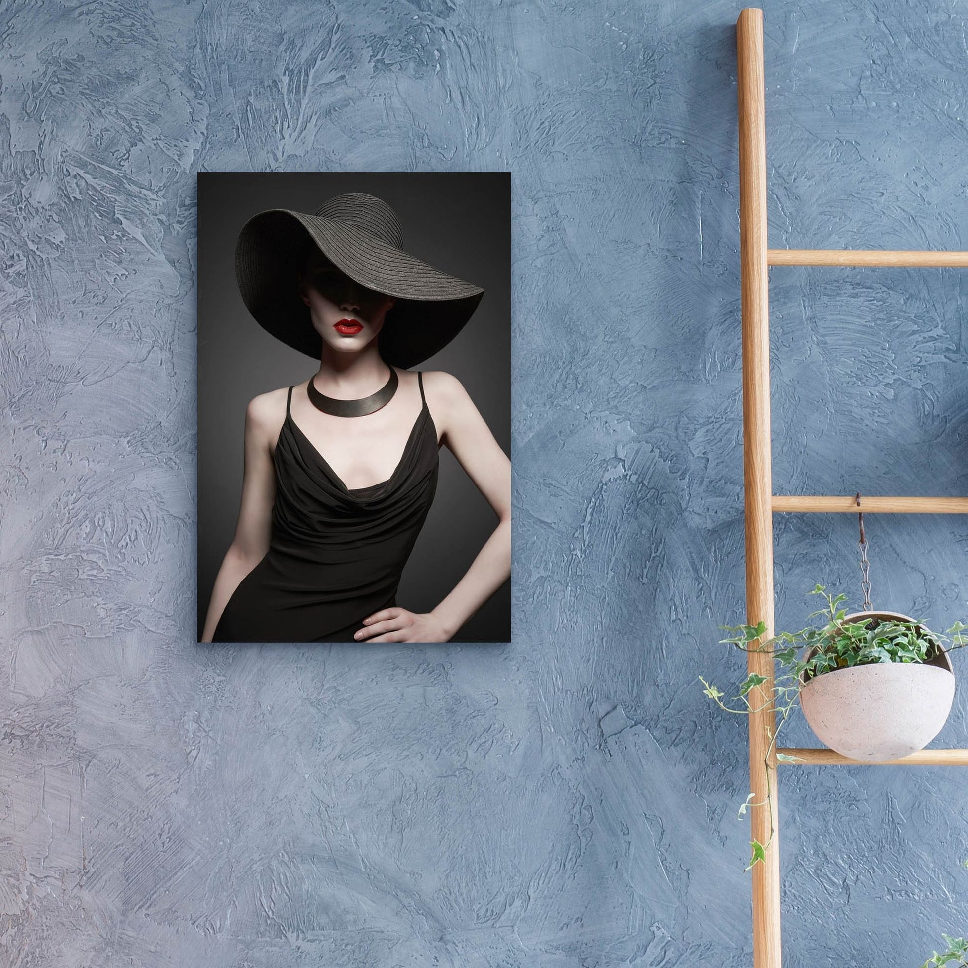 Epic Art 'Lady in Black 2' by Epic Portfolio, Acrylic Glass Wall Art,16x24