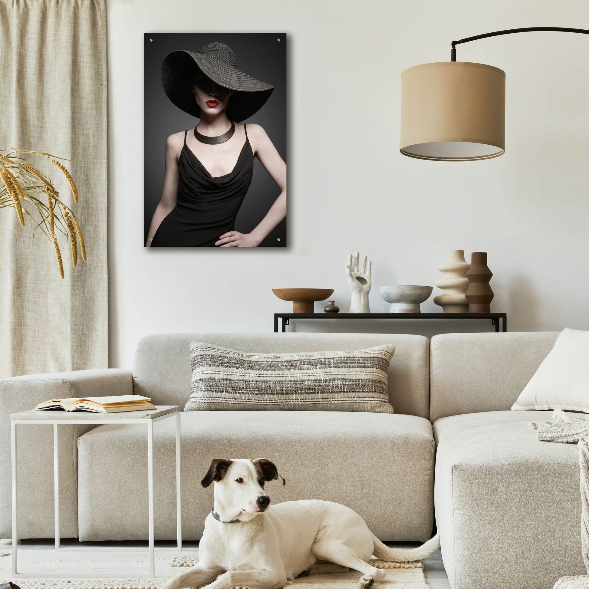 Epic Art 'Lady in Black 2' by Epic Portfolio, Acrylic Glass Wall Art,24x36