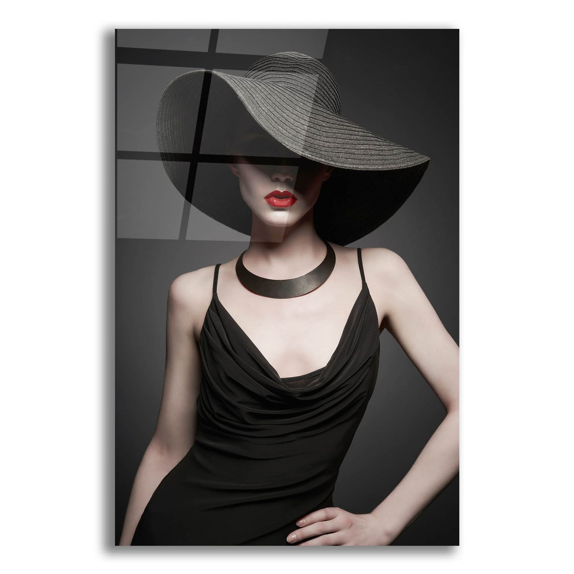 Epic Art 'Lady in Black 2' by Epic Portfolio, Acrylic Glass Wall Art