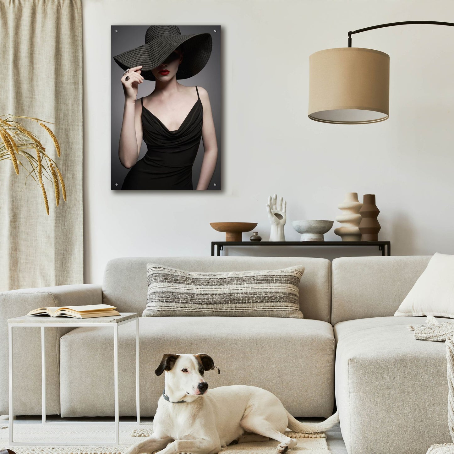 Epic Art 'Lady in Black 3' by Epic Portfolio, Acrylic Glass Wall Art,24x36