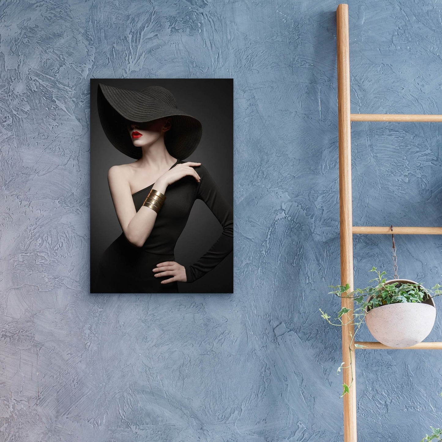 Epic Art 'Lady in Black' by Epic Portfolio, Acrylic Glass Wall Art,16x24