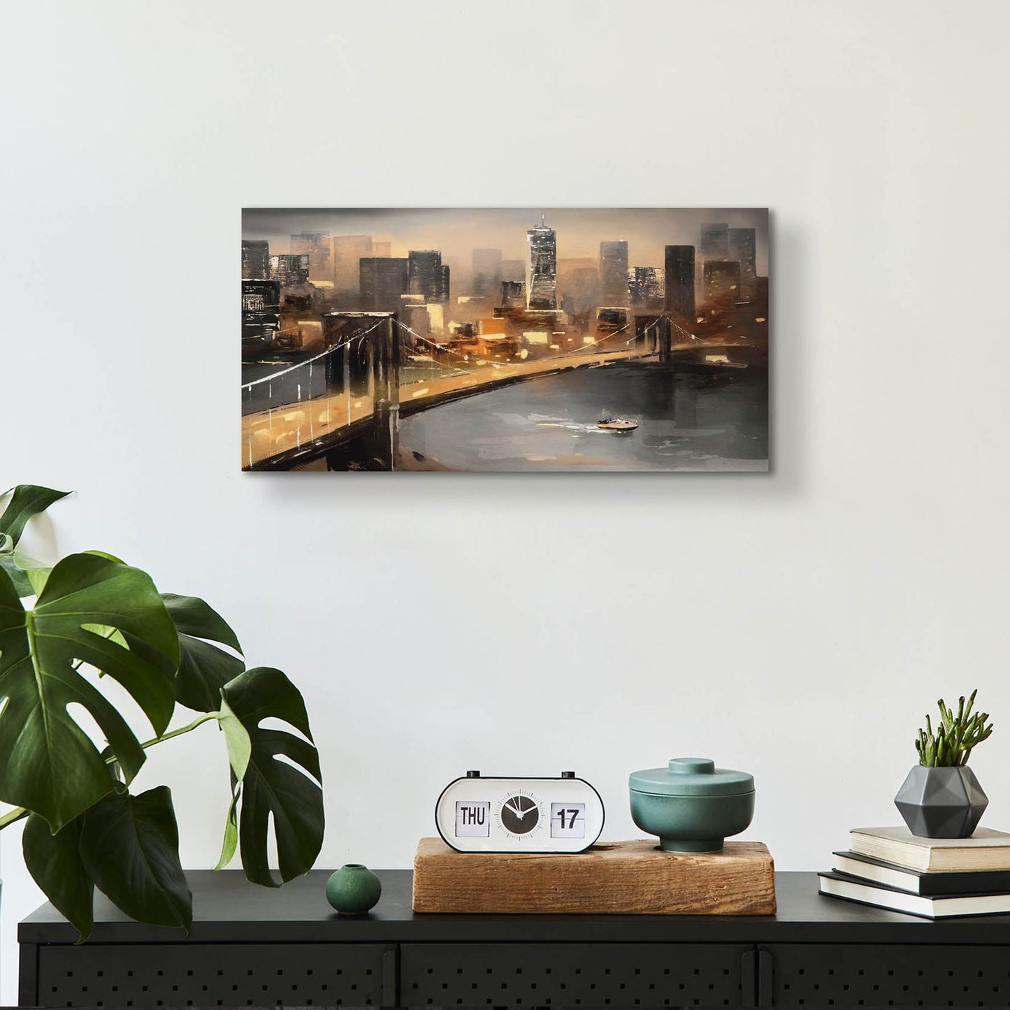 Epic Art 'New York by Lisima' by Epic Portfolio, Acrylic Glass Wall Art,24x12