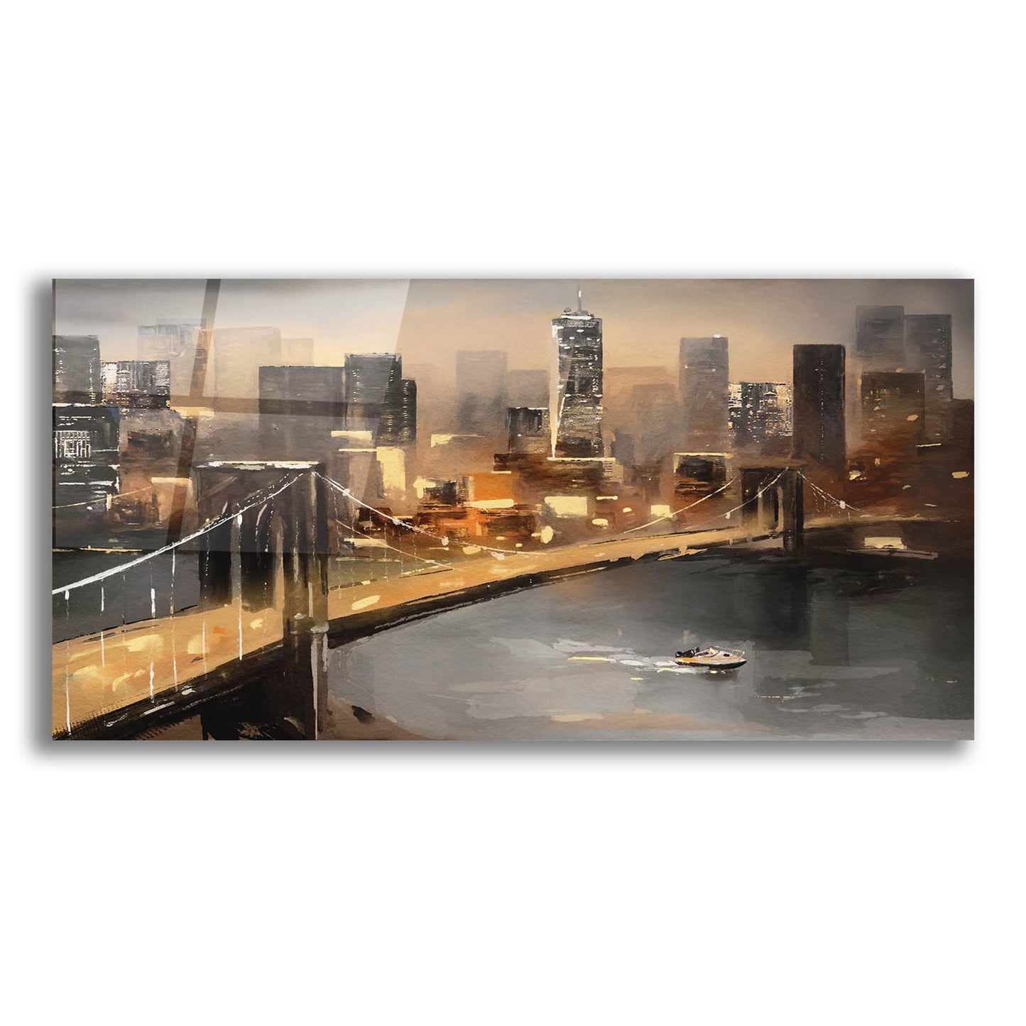 Epic Art 'New York by Lisima' by Epic Portfolio, Acrylic Glass Wall Art