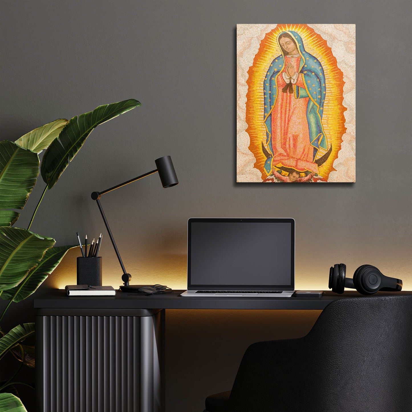 Epic Art 'Our Lady of Guadalupe' by Epic Portfolio, Acrylic Glass Wall Art,12x16