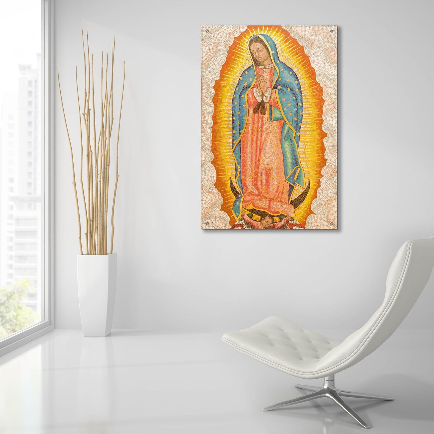 Epic Art 'Our Lady of Guadalupe' by Epic Portfolio, Acrylic Glass Wall Art,24x36