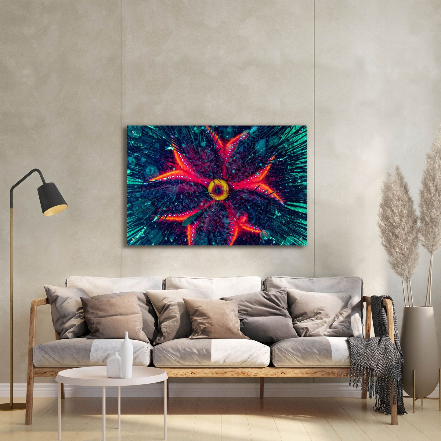 Epic Art 'Sea Urchin Underwater' by Epic Portfolio, Acrylic Glass Wall Art,36x24