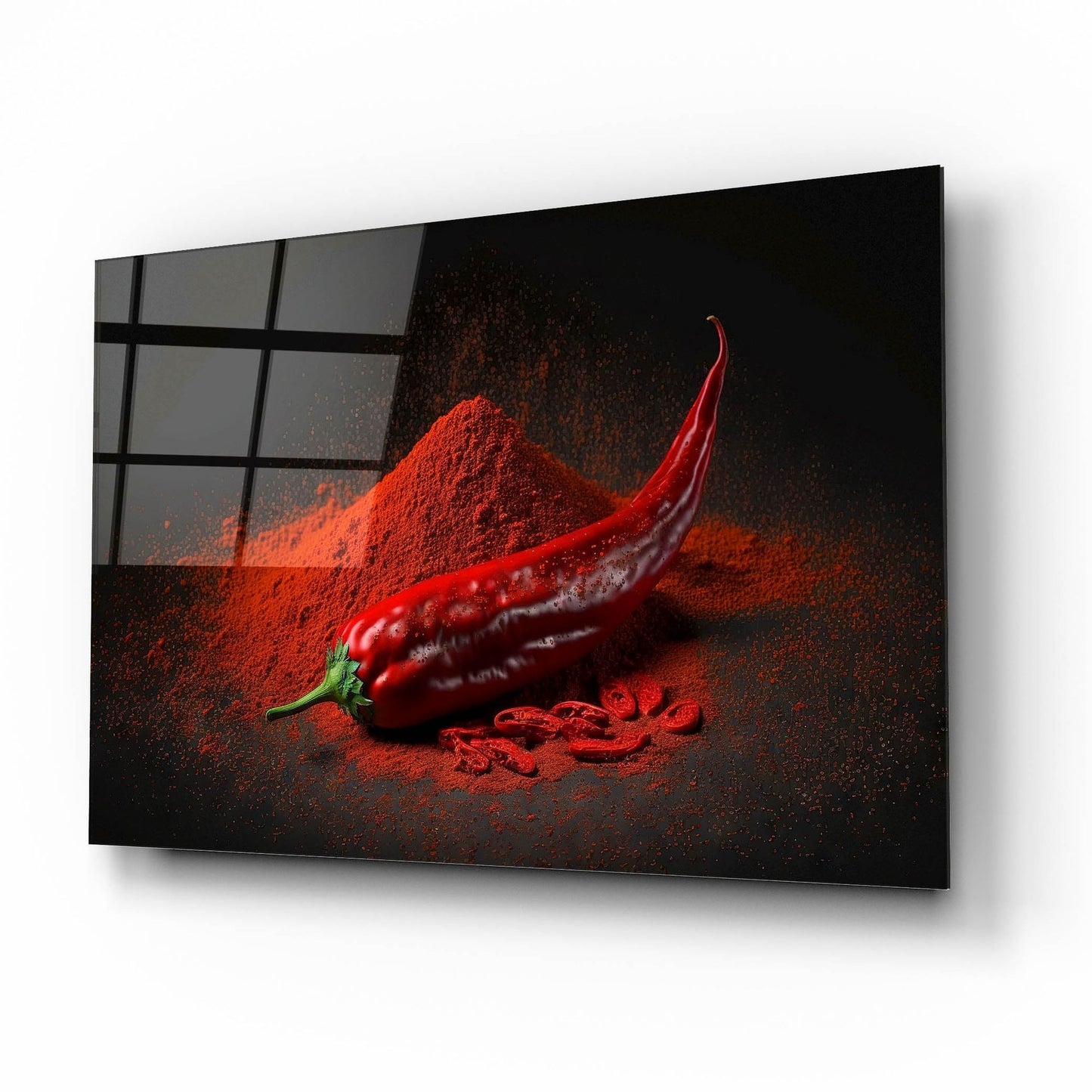 Epic Art 'So Spicy' by Epic Portfolio, Acrylic Glass Wall Art,16x12