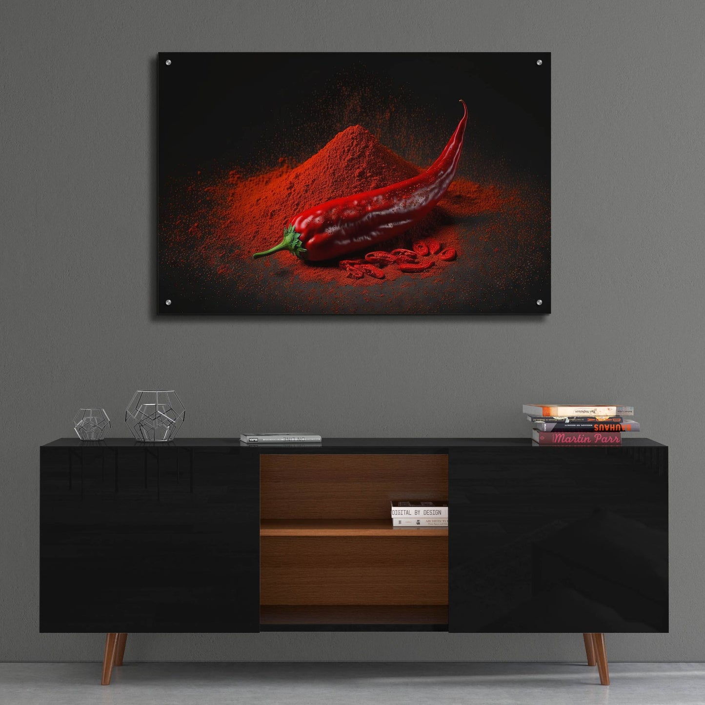 Epic Art 'So Spicy' by Epic Portfolio, Acrylic Glass Wall Art,36x24