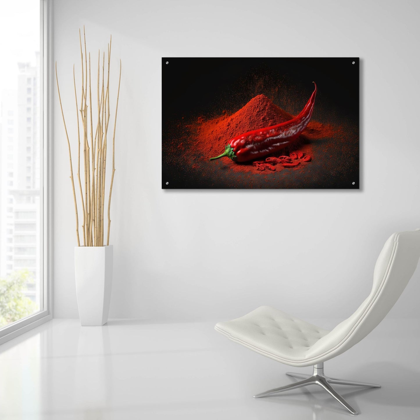 Epic Art 'So Spicy' by Epic Portfolio, Acrylic Glass Wall Art,36x24