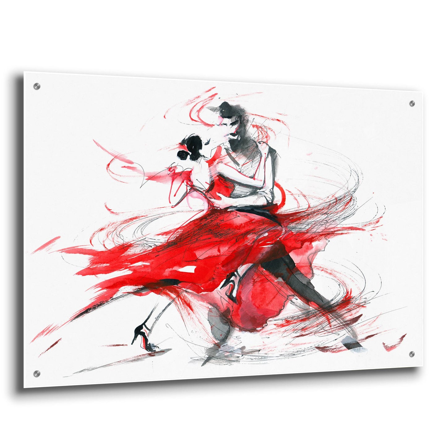 Epic Art 'Tango' by Epic Portfolio, Acrylic Glass Wall Art,36x24