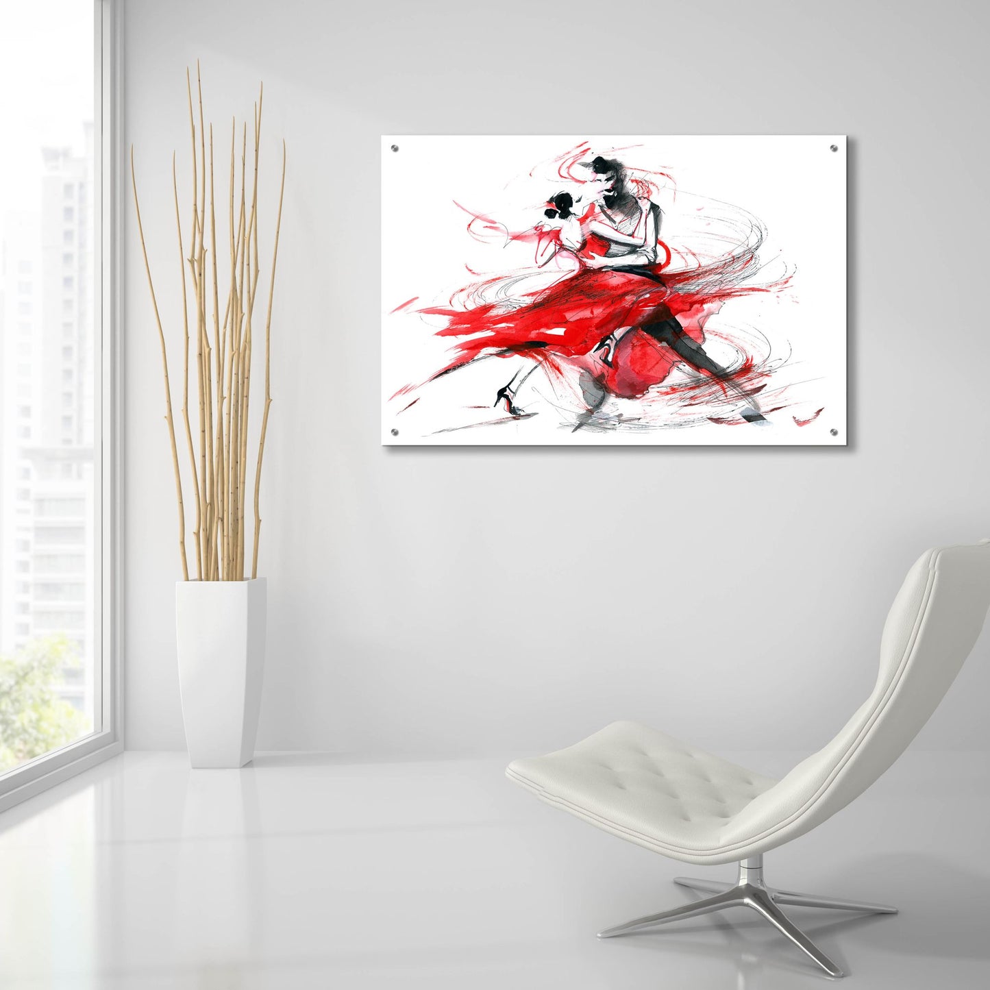 Epic Art 'Tango' by Epic Portfolio, Acrylic Glass Wall Art,36x24