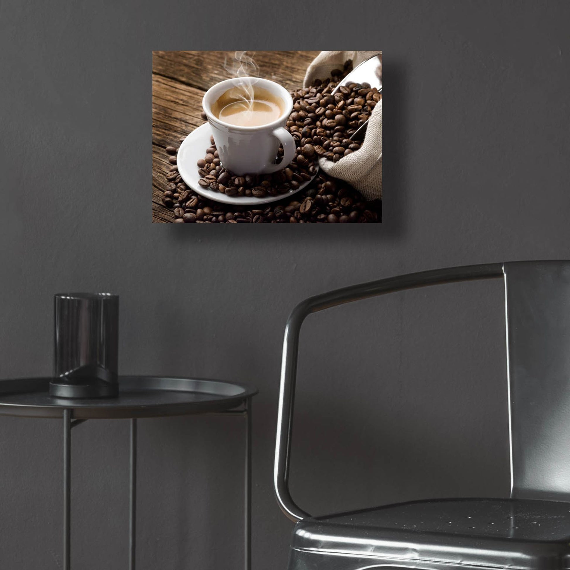 Epic Art 'Time for Coffee' by Epic Portfolio, Acrylic Glass Wall Art,16x12