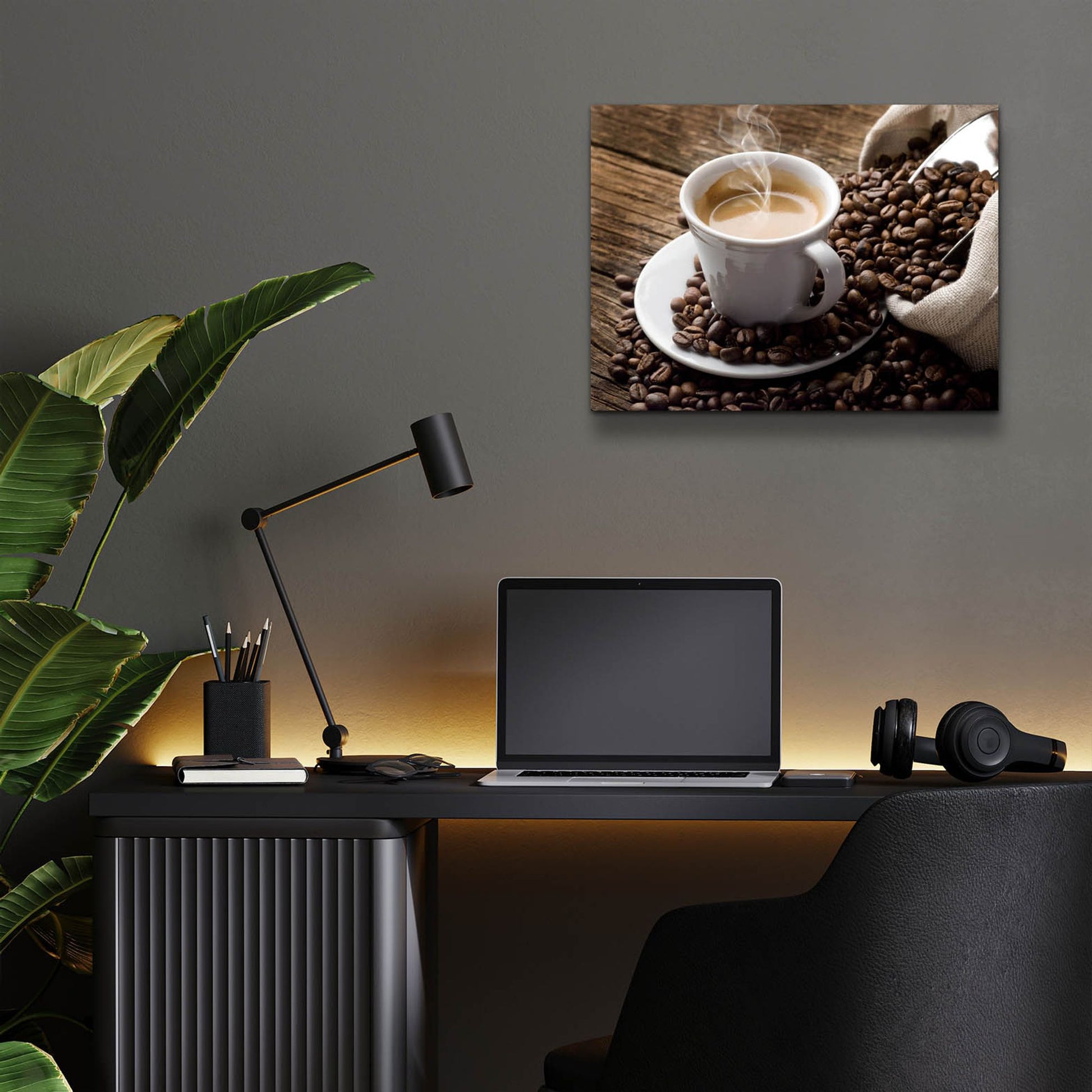 Epic Art 'Time for Coffee' by Epic Portfolio, Acrylic Glass Wall Art,16x12