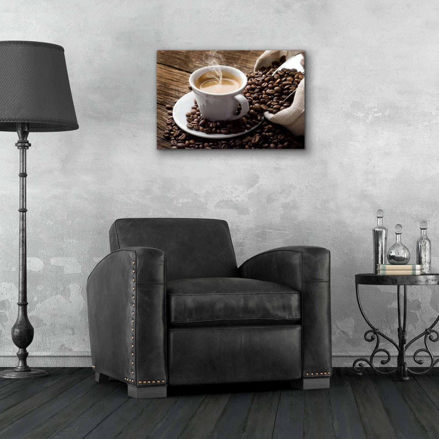 Epic Art 'Time for Coffee' by Epic Portfolio, Acrylic Glass Wall Art,24x16