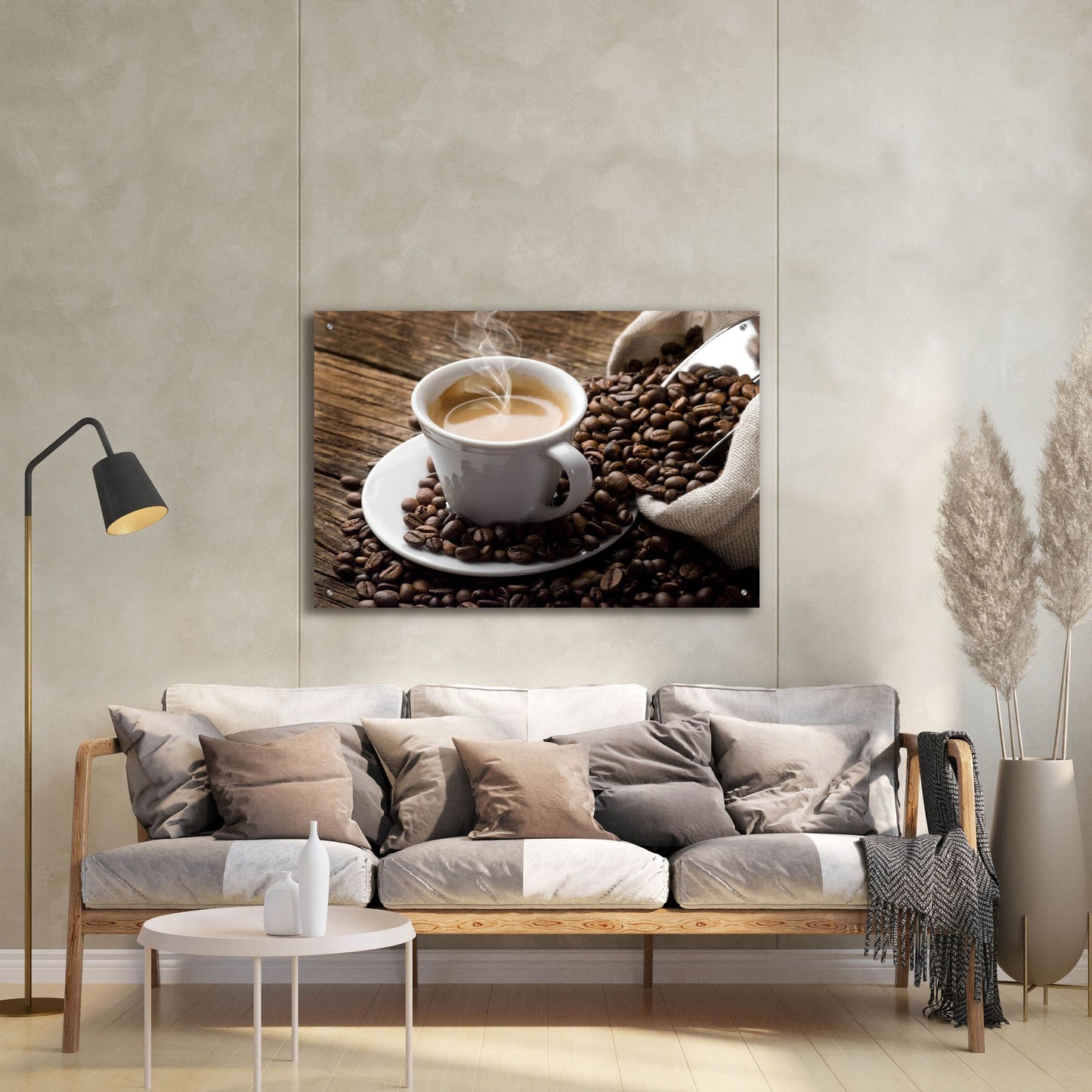 Epic Art 'Time for Coffee' by Epic Portfolio, Acrylic Glass Wall Art,36x24