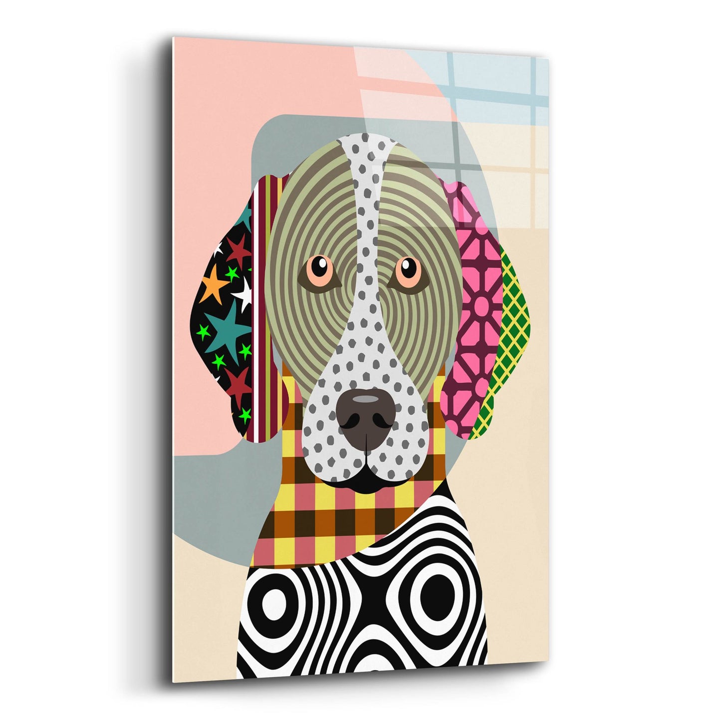 Epic Art 'German Shorthaired Pointer' by Lanre Adefioye, Acrylic Glass Wall Art,12x16