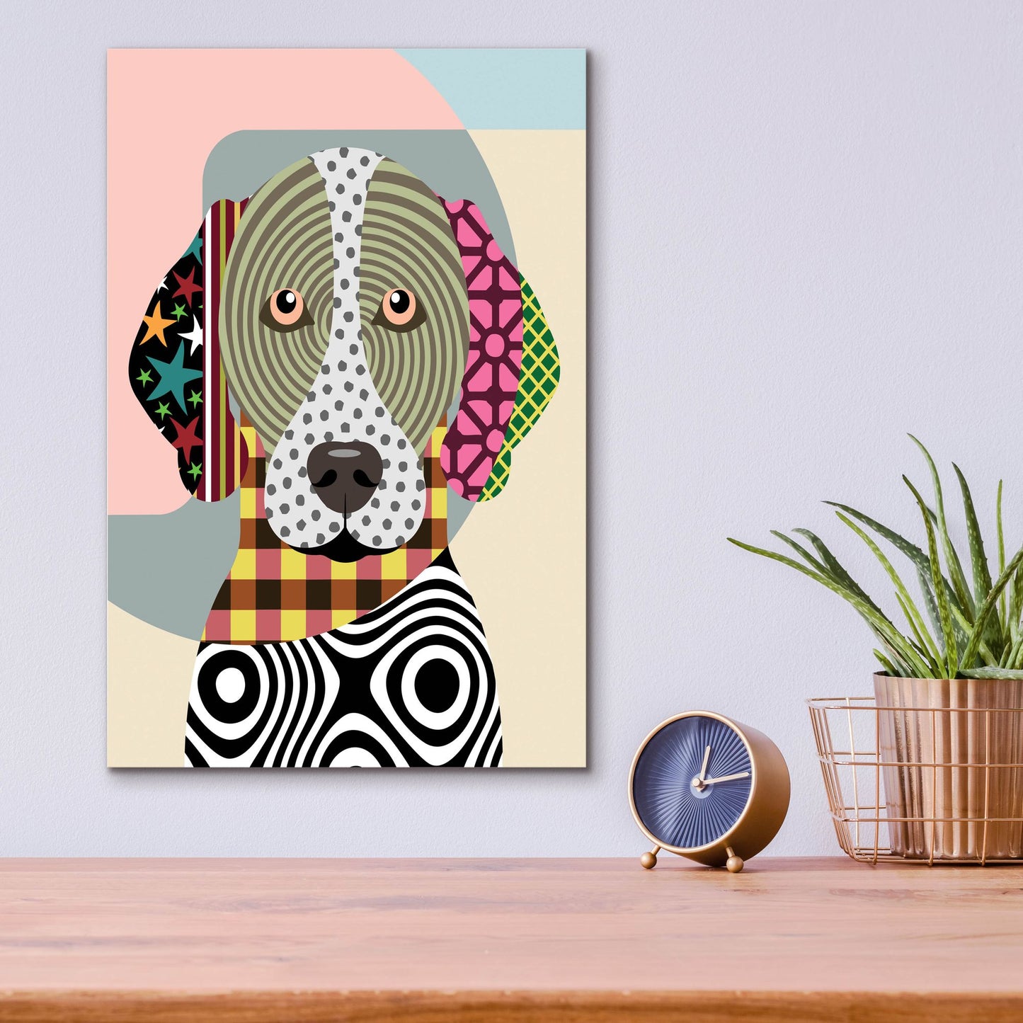 Epic Art 'German Shorthaired Pointer' by Lanre Adefioye, Acrylic Glass Wall Art,12x16