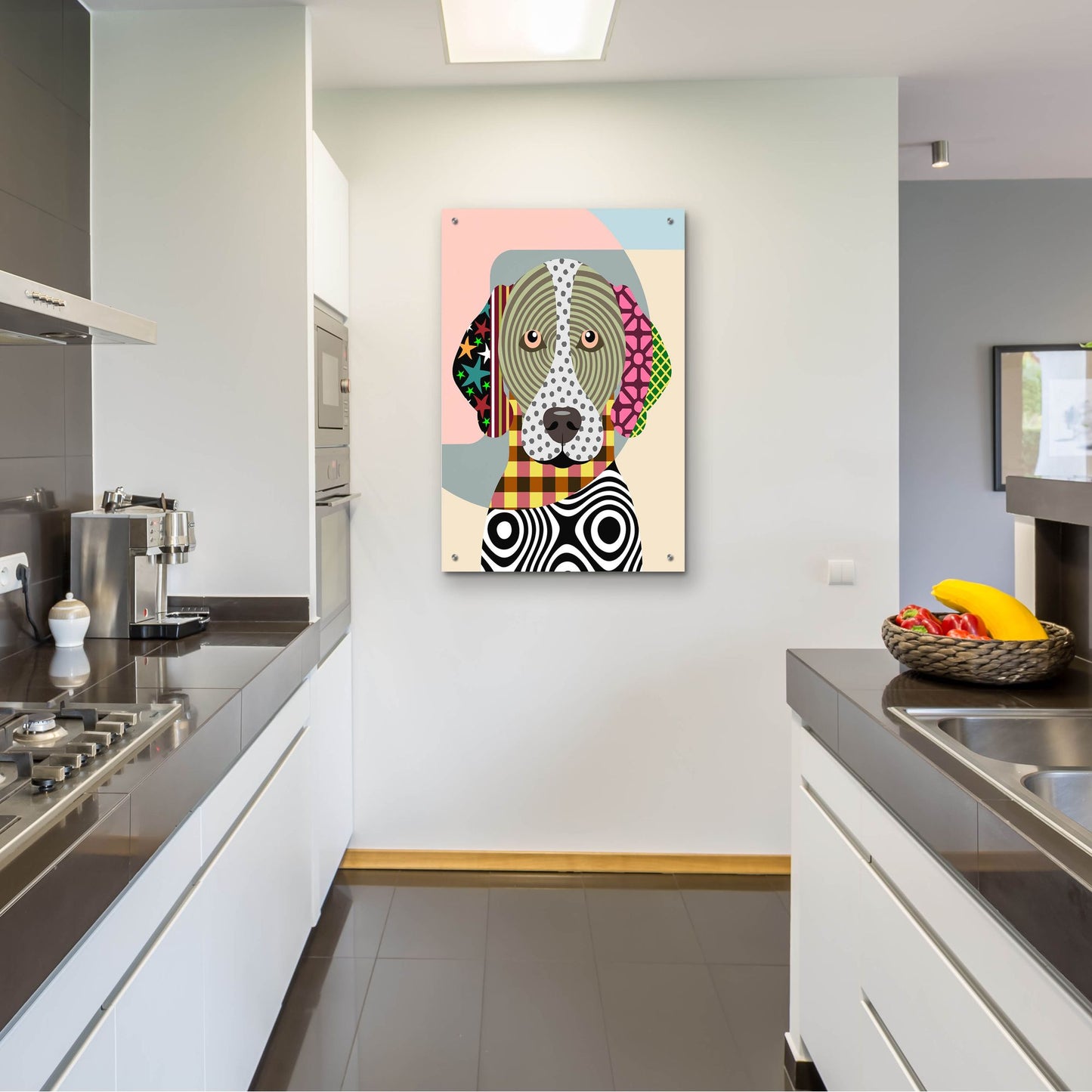 Epic Art 'German Shorthaired Pointer' by Lanre Adefioye, Acrylic Glass Wall Art,24x36