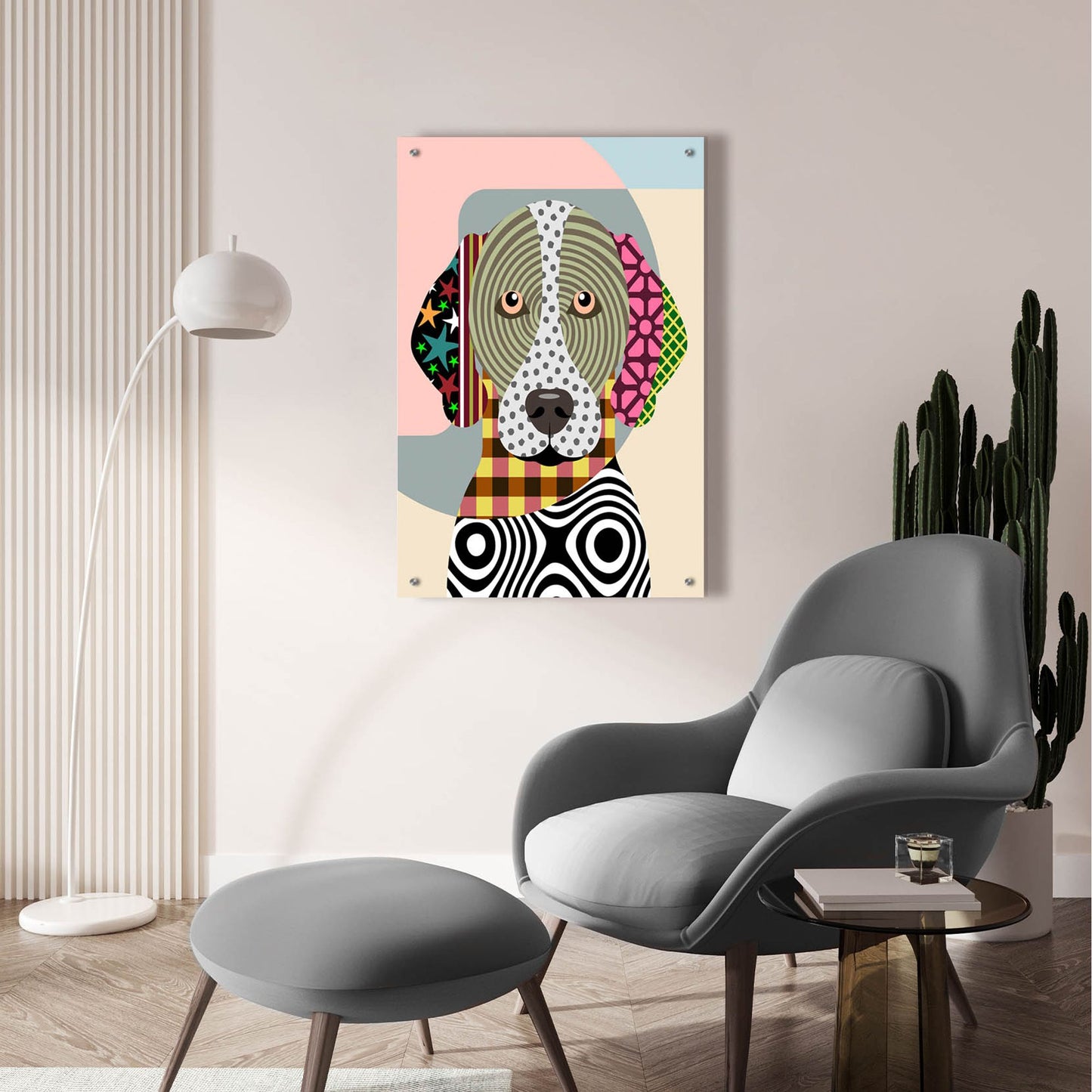 Epic Art 'German Shorthaired Pointer' by Lanre Adefioye, Acrylic Glass Wall Art,24x36