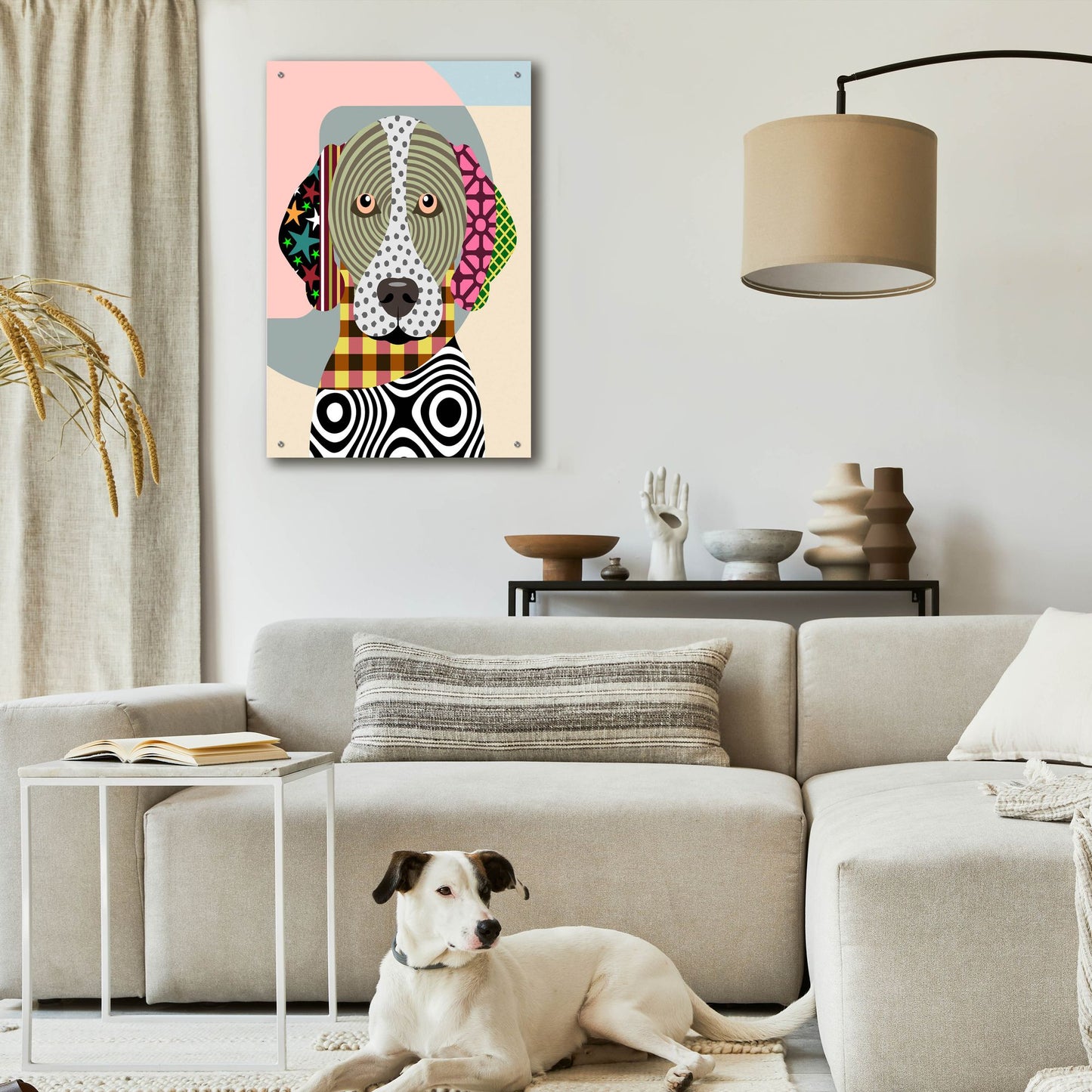 Epic Art 'German Shorthaired Pointer' by Lanre Adefioye, Acrylic Glass Wall Art,24x36