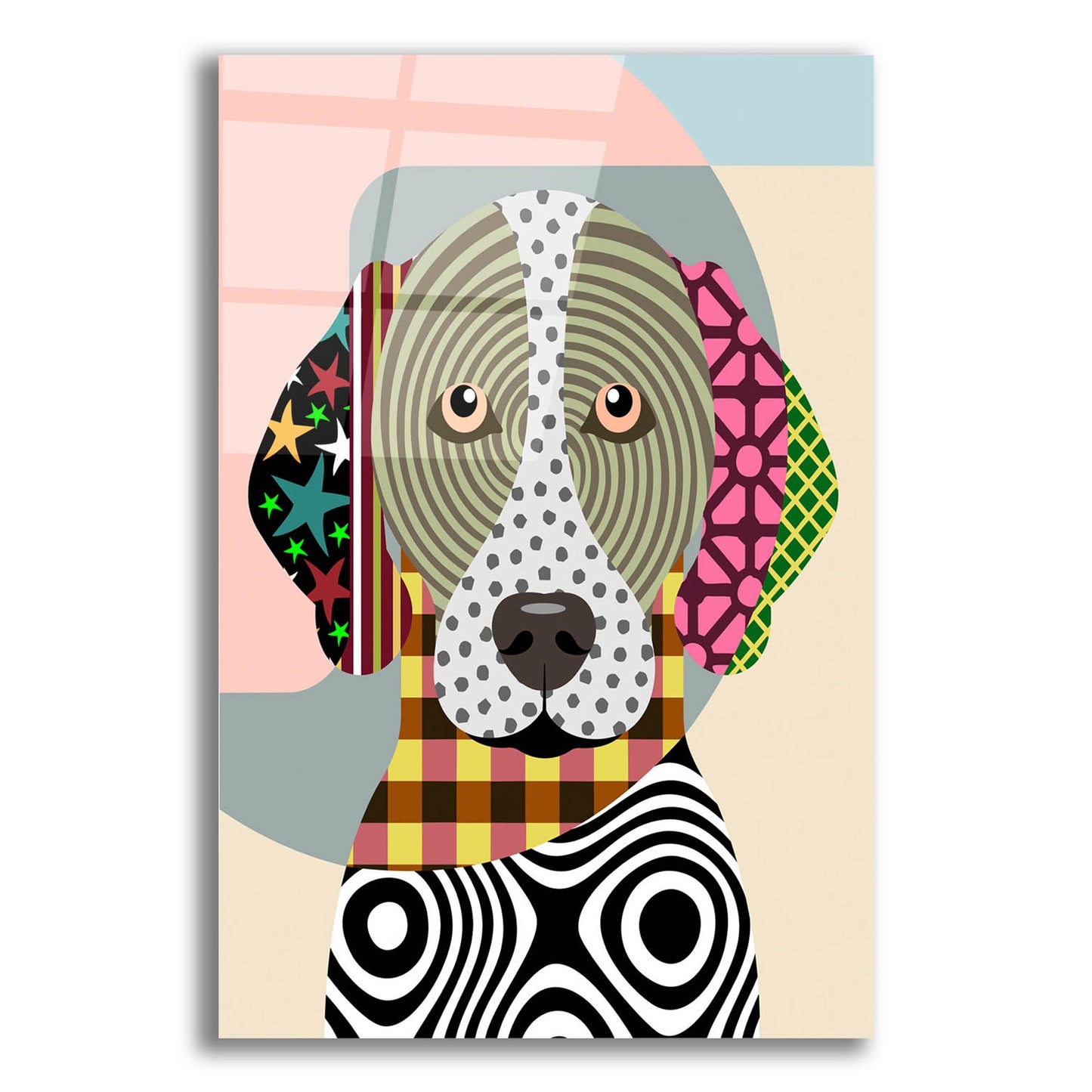 Epic Art 'German Shorthaired Pointer' by Lanre Adefioye, Acrylic Glass Wall Art