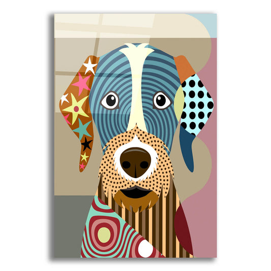 Epic Art 'German Wirehaired Pointer' by Lanre Adefioye, Acrylic Glass Wall Art