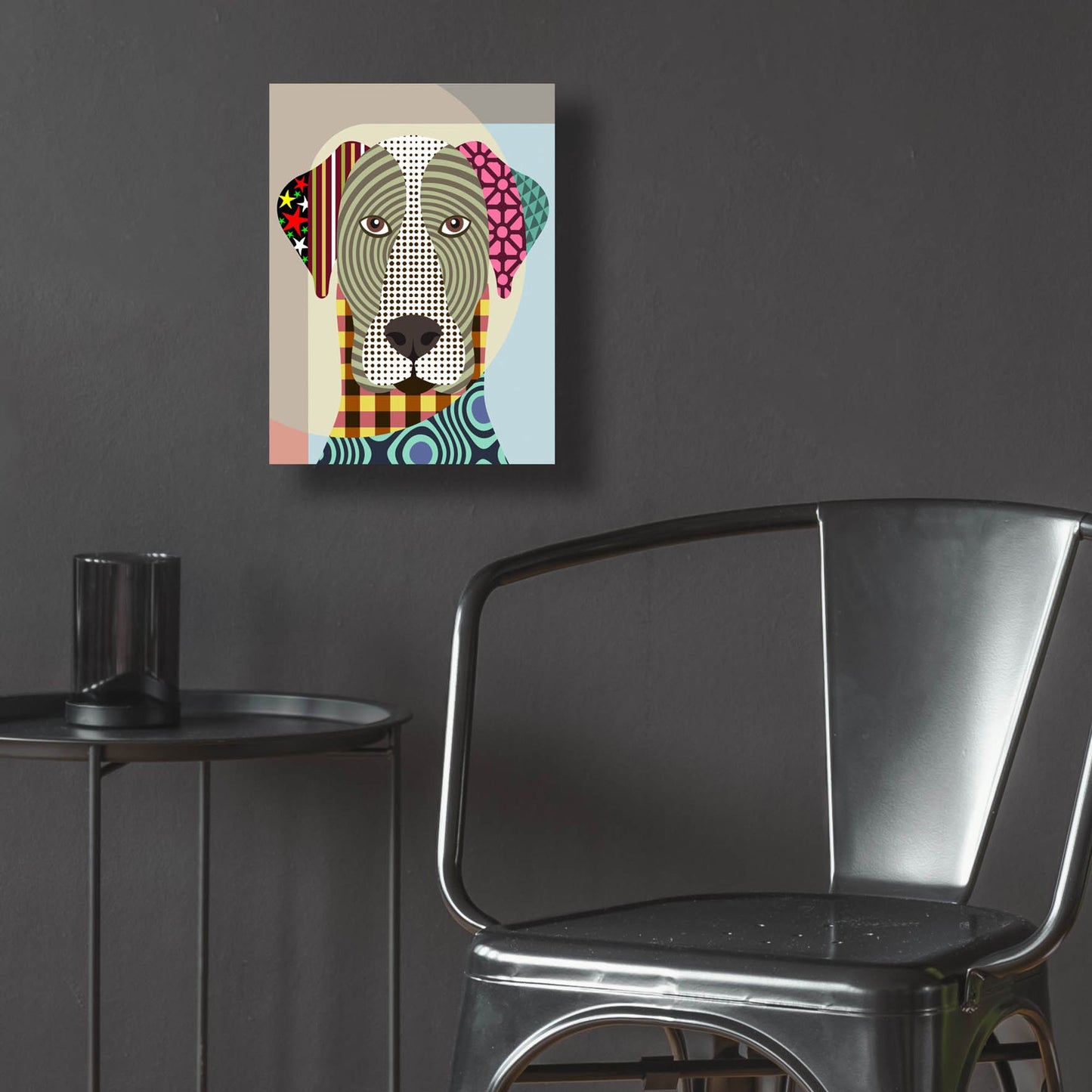 Epic Art 'Great Dane Dog' by Lanre Adefioye, Acrylic Glass Wall Art,12x16