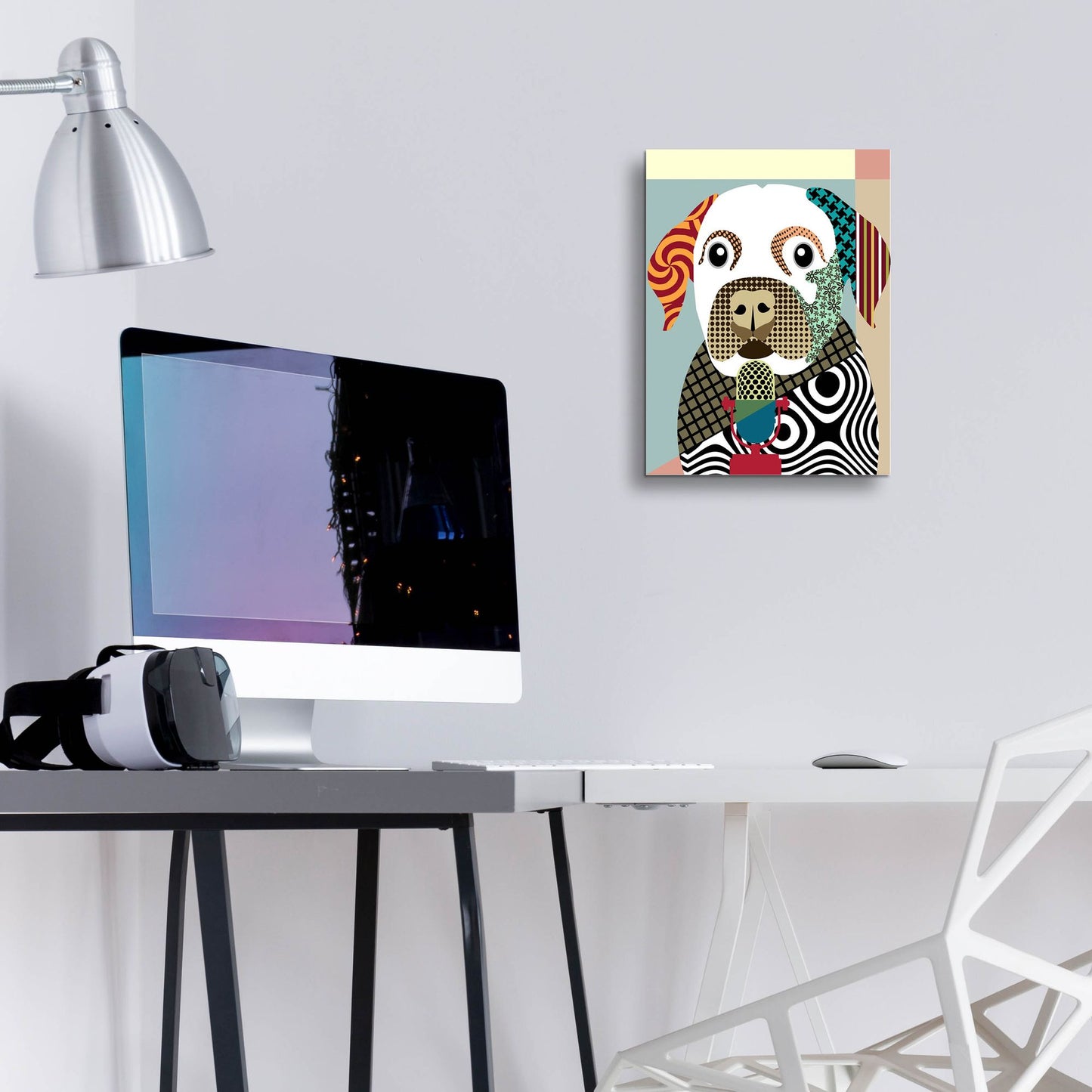 Epic Art 'Labrador Retriever' by Lanre Adefioye, Acrylic Glass Wall Art,12x16