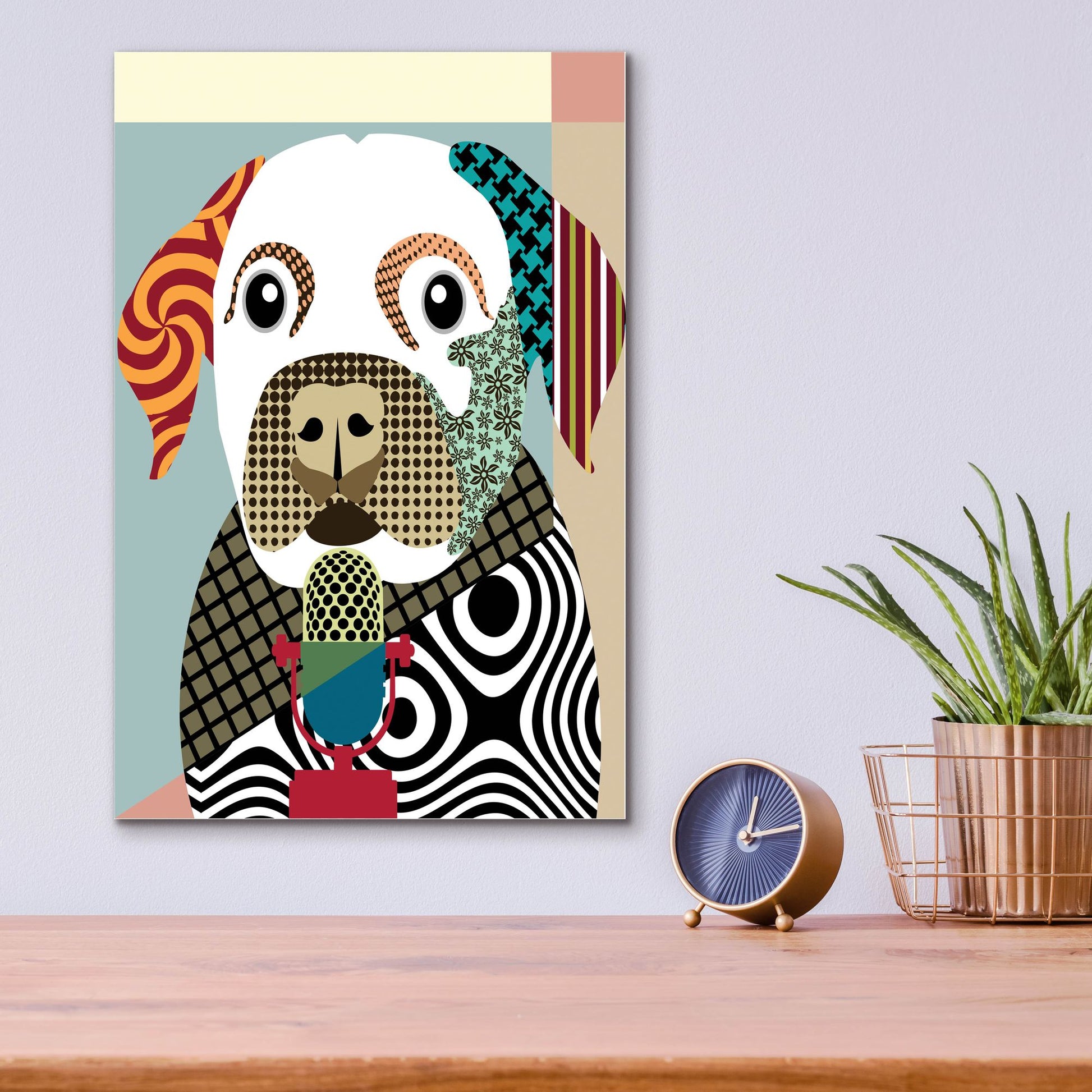 Epic Art 'Labrador Retriever' by Lanre Adefioye, Acrylic Glass Wall Art,12x16