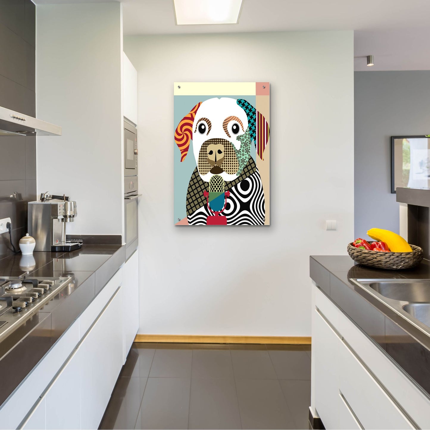 Epic Art 'Labrador Retriever' by Lanre Adefioye, Acrylic Glass Wall Art,24x36