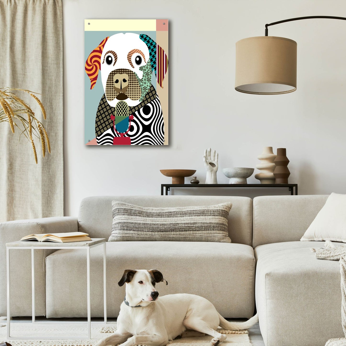 Epic Art 'Labrador Retriever' by Lanre Adefioye, Acrylic Glass Wall Art,24x36