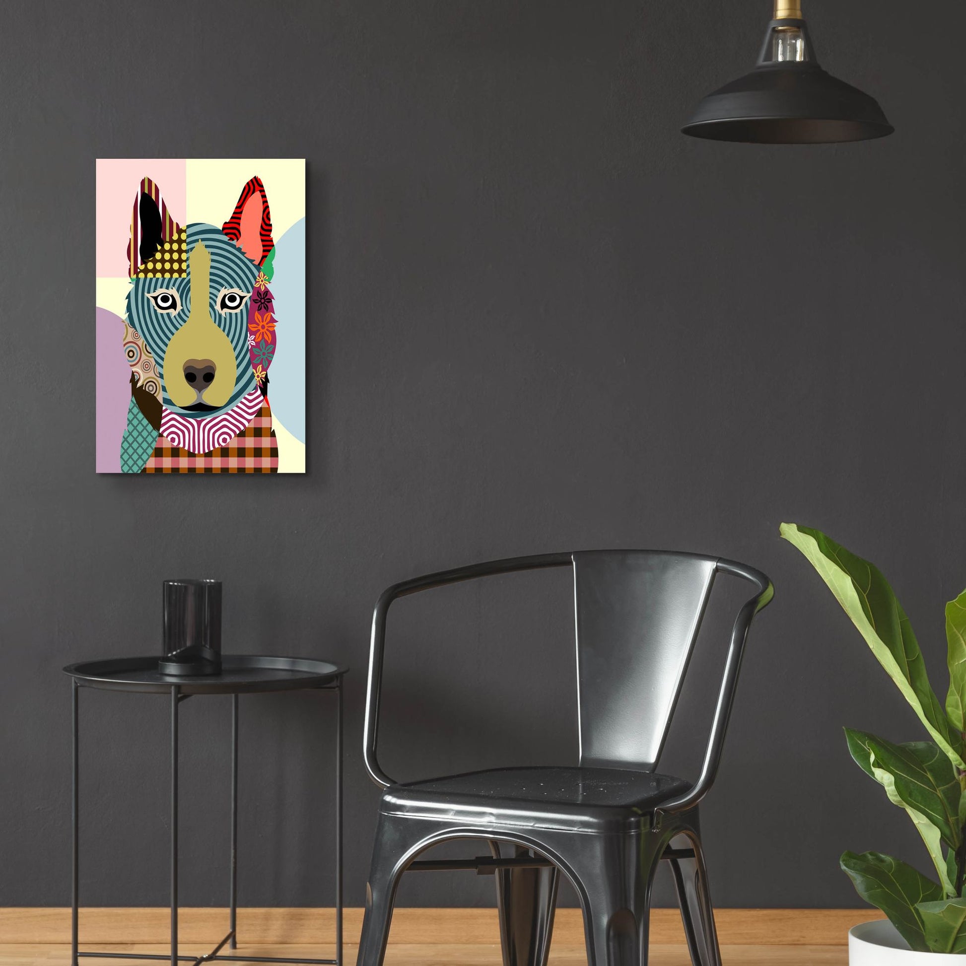 Epic Art 'Siberian Husky' by Lanre Adefioye, Acrylic Glass Wall Art,16x24